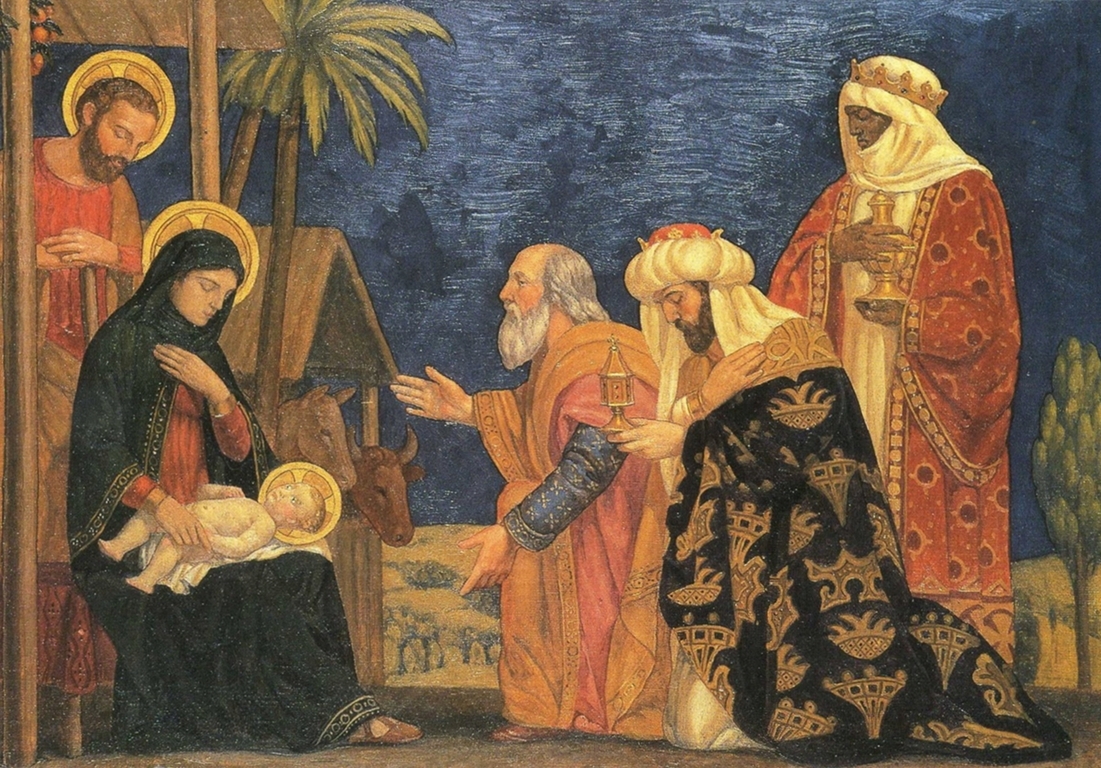 Resultado de imagen de la adoracion de los reyes magos